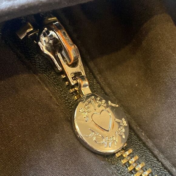 Betsey Johnson Double Breasted Belted Rain Jacket trench coat fleece lined EUC - Picture 5 of 11